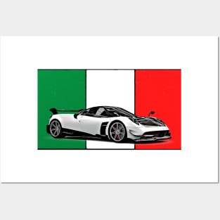 Pagani Huayra Italian Print Posters and Art